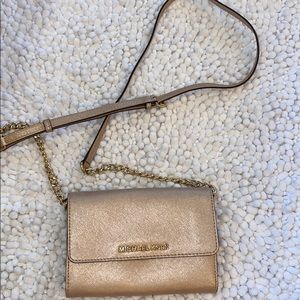 Michael Kors Rose Gold Crossbody
